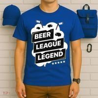 Beer League Legend Hockey Gift T-Shirt thumb 6