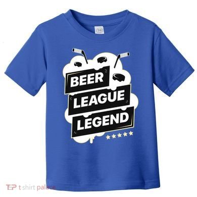 Beer League Legend Hockey Gift Toddler T-Shirt