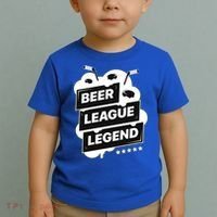 Beer League Legend Hockey Gift Toddler T-Shirt thumb 2