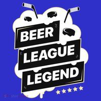 Beer League Legend Hockey Gift Visor thumb 3