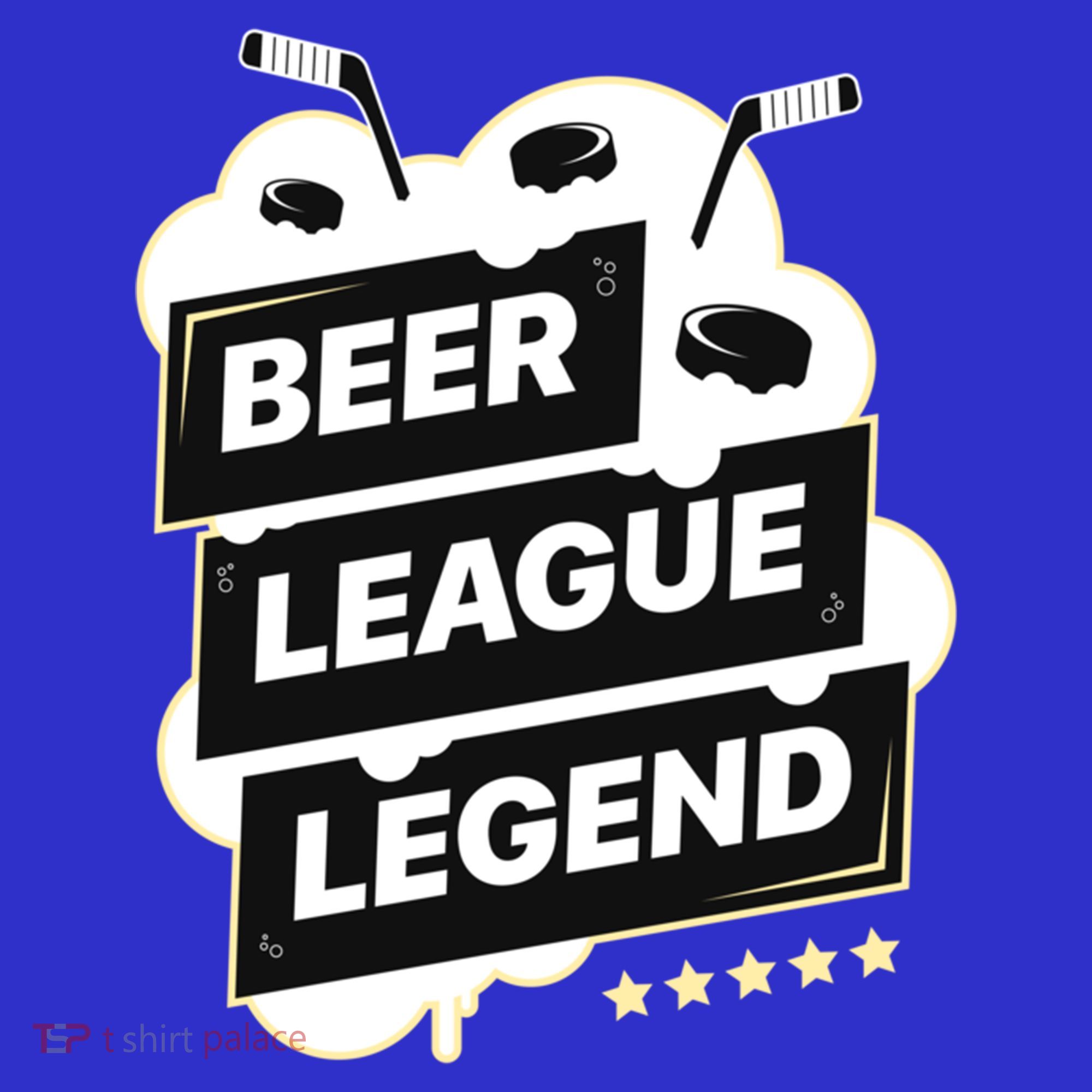 Beer League Legend Hockey Gift Visor