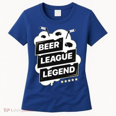 Beer League Legend Hockey Gift Women's T-Shirt