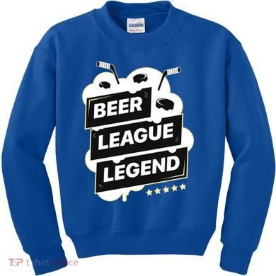 Beer League Legend Hockey Gift Kids Sweatshirt