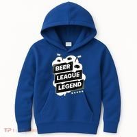 Beer League Legend Hockey Gift Kids Hoodie thumb 0