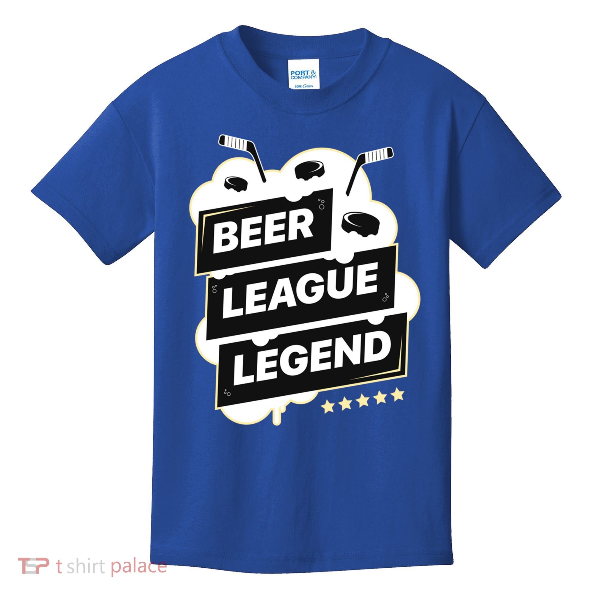 Beer League Legend Hockey Gift Kids T-Shirt