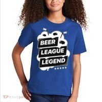 Beer League Legend Hockey Gift Kids T-Shirt thumb 2