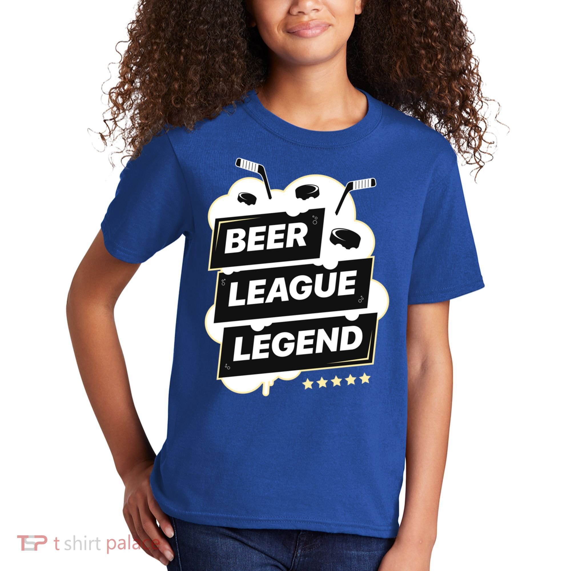 Beer League Legend Hockey Gift Kids T-Shirt