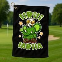 Brainrot Lirili Larila  Golf Towel thumb 1
