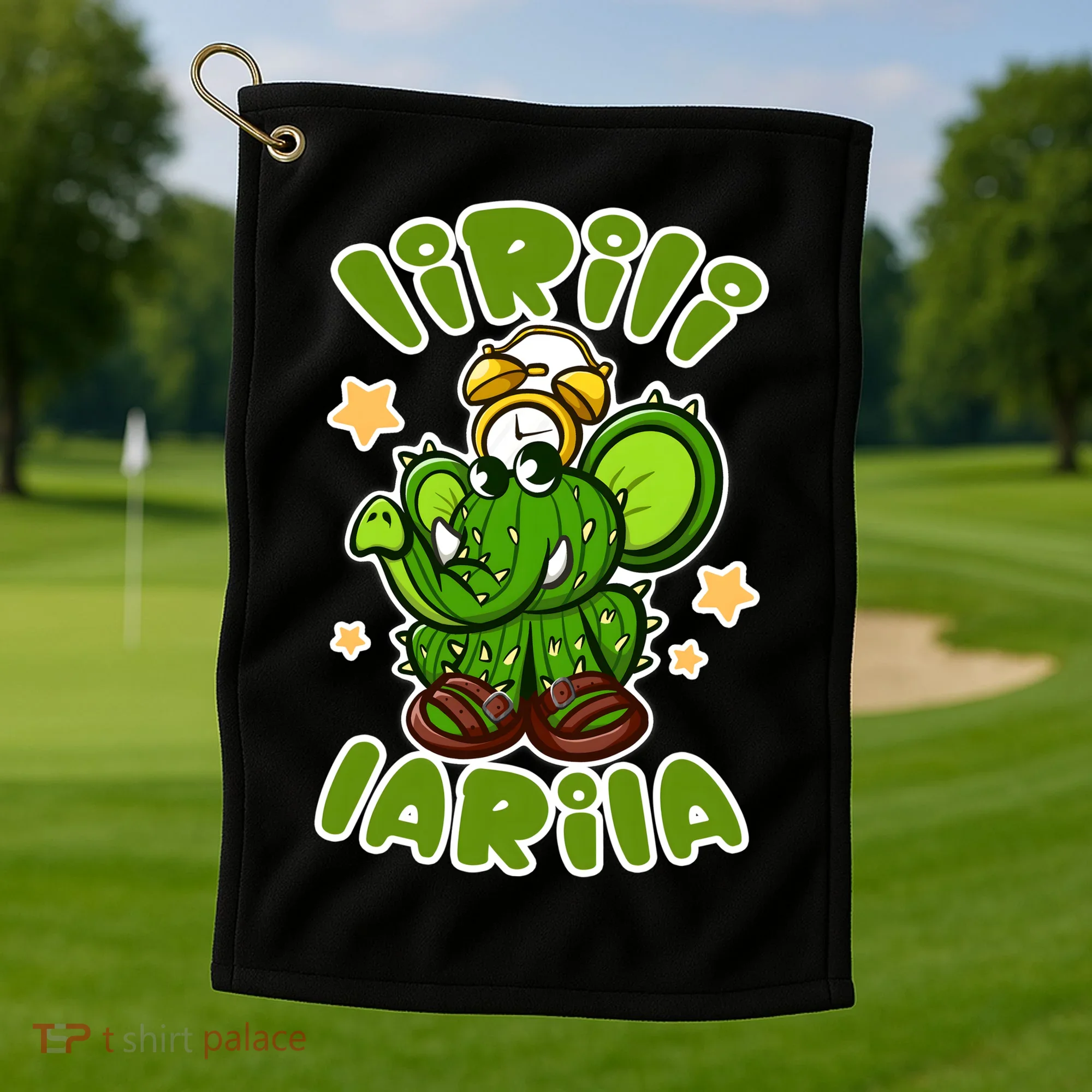 Brainrot Lirili Larila  Golf Towel