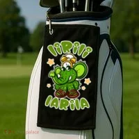 Brainrot Lirili Larila  Golf Towel thumb 2