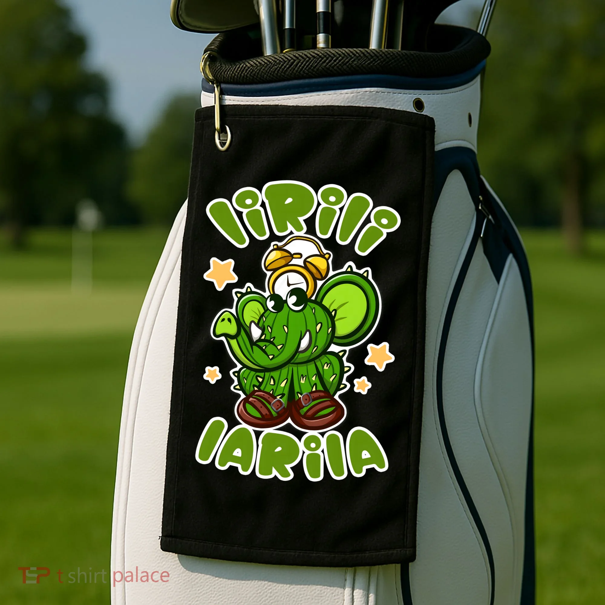 Brainrot Lirili Larila  Golf Towel