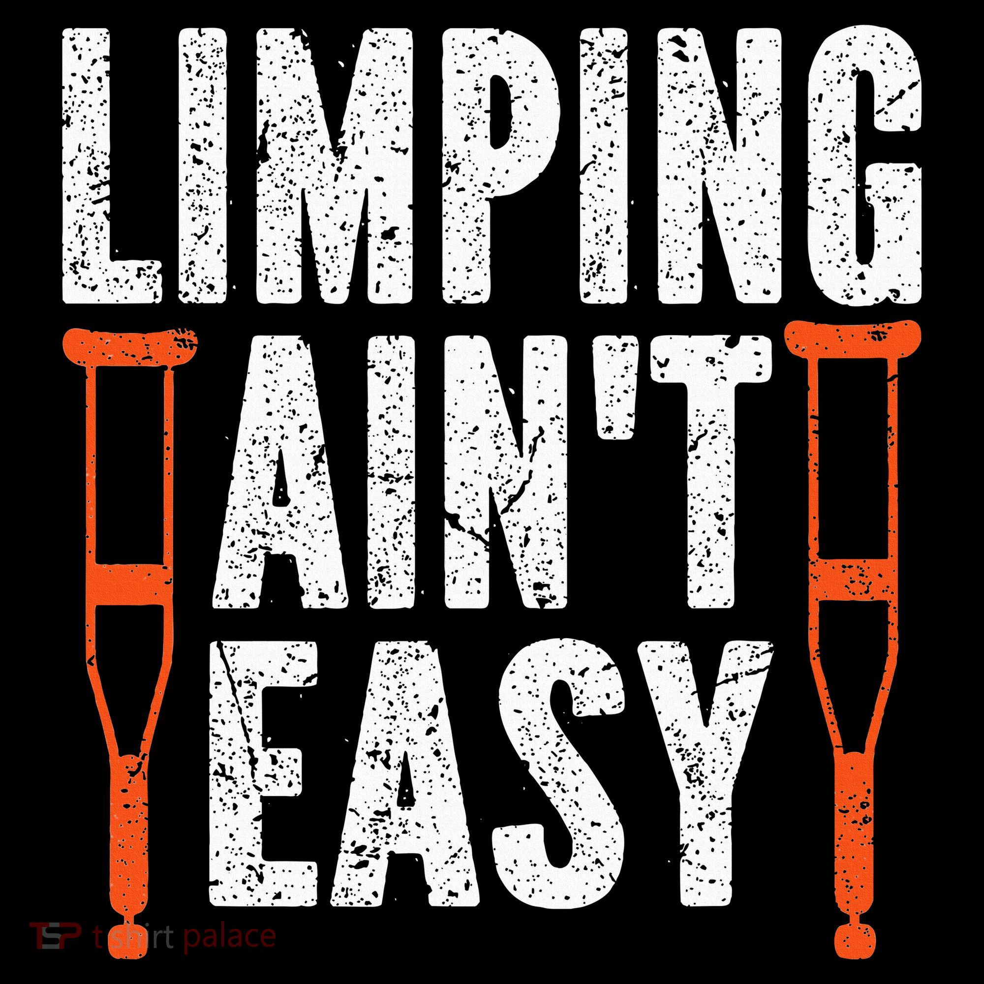 Broken Leg Limping AinT Easy Injury Surgery Get Well Soon Baby Bodysuit