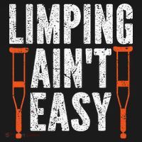 Broken Leg Limping AinT Easy Injury Surgery Get Well Soon Toddler T-Shirt thumb 4