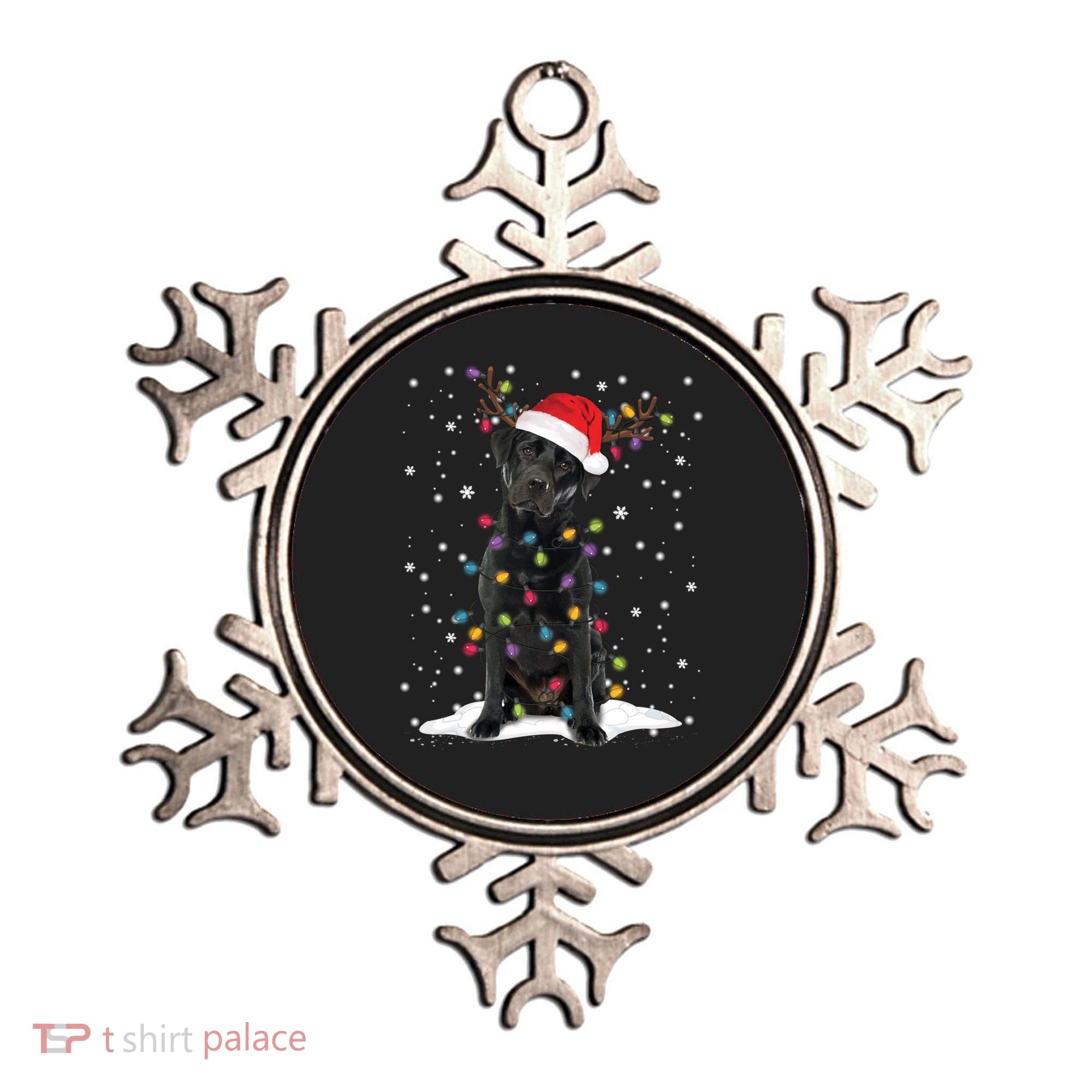 Black Lab Labrador Christmas Tree Light Pajama Dog Xmas Gift Ornament
