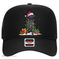 Black Lab Labrador Christmas Lights Pajama Dog Lover Xmas Hat thumb 0