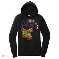 Black Lab Labrador Dog Owners Christmas Xmas Holiday Party Women's Hoodie thumb 0