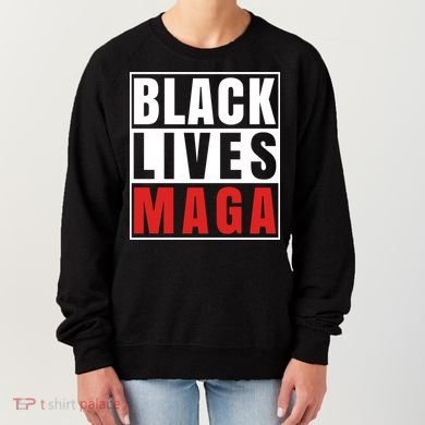 Black Lives Maga Black Conservative Republican Women's Sweatshirt