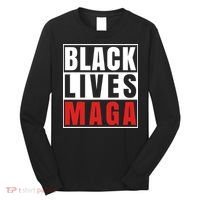 Black Lives Maga Black Conservative Republican Long Sleeve Shirt thumb 0