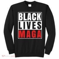 Black Lives Maga Black Conservative Republican Sweatshirt thumb 0