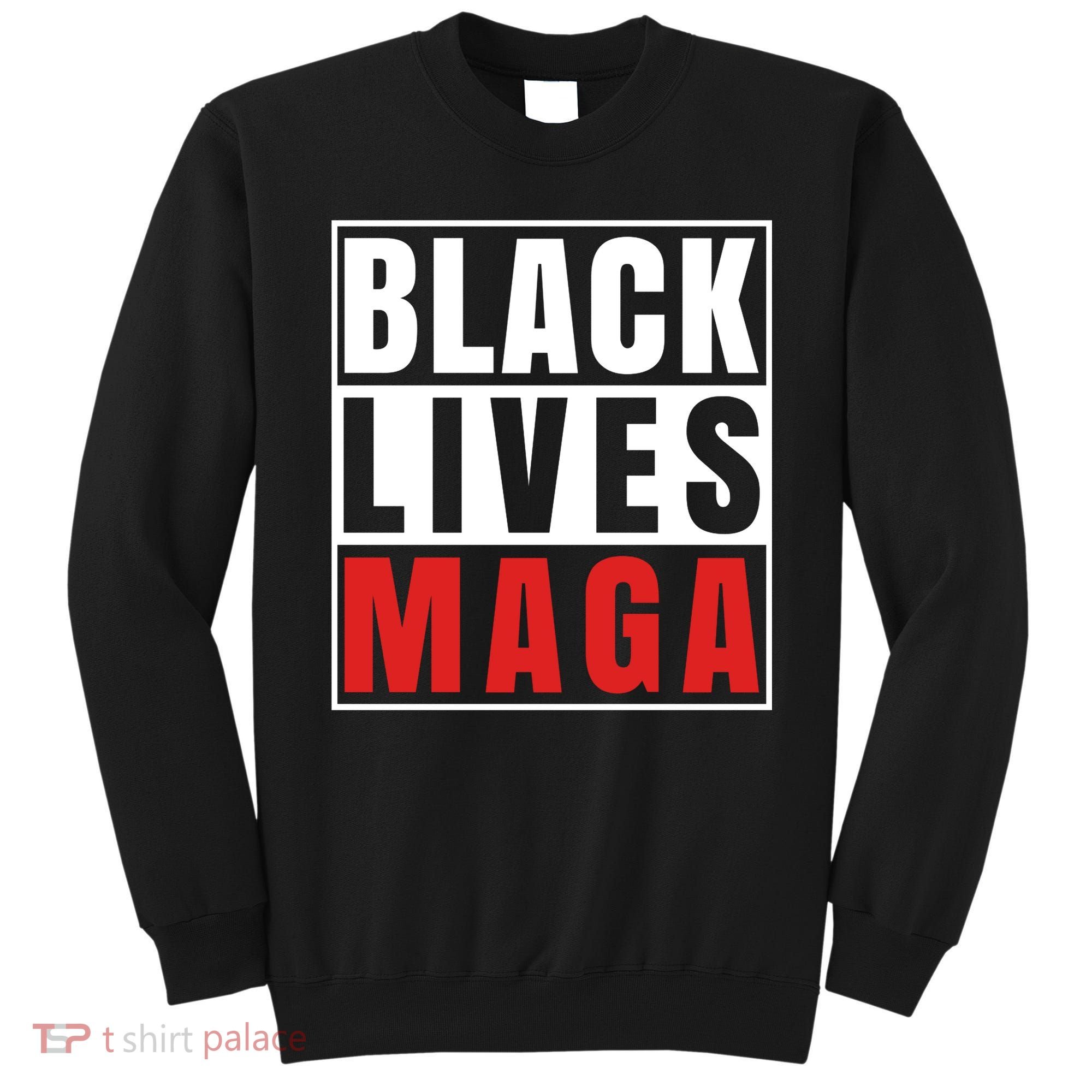 Black Lives Maga Black Conservative Republican Sweatshirt