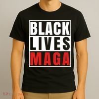 Black Lives Maga Black Conservative Republican T-Shirt thumb 3
