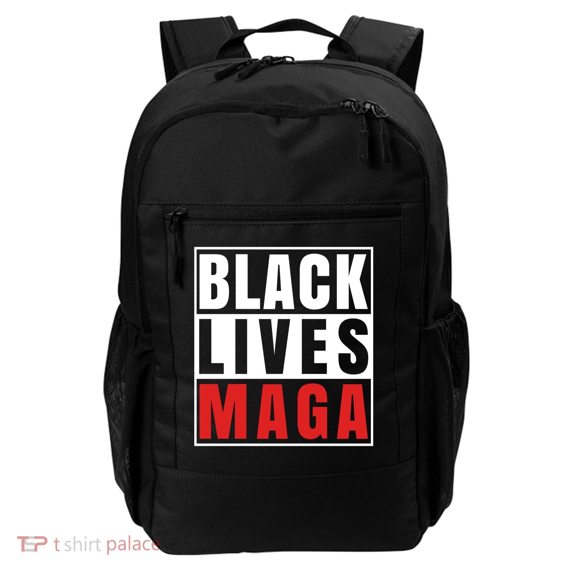 Black Lives Maga Black Conservative Republican Backpack