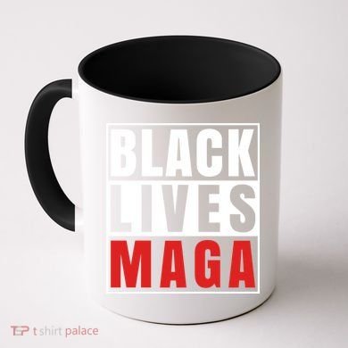 Black Lives Maga Black Conservative Republican Coffee Mug