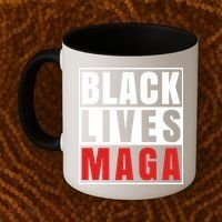 Black Lives Maga Black Conservative Republican Coffee Mug thumb 2