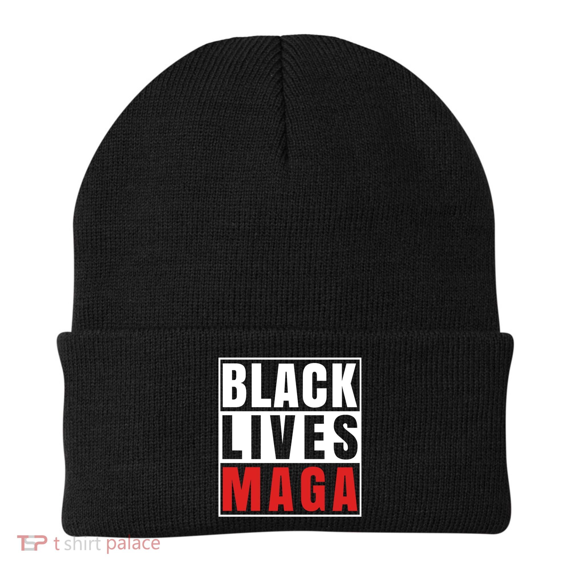 Black Lives Maga Black Conservative Republican Beanie