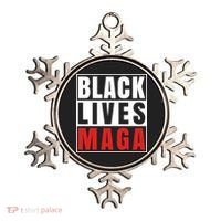 Black Lives Maga Black Conservative Republican Ornament thumb 0