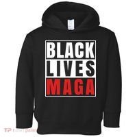 Black Lives Maga Black Conservative Republican Toddler Hoodie thumb 0