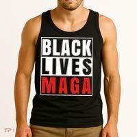 Black Lives Maga Black Conservative Republican Tank Top thumb 3