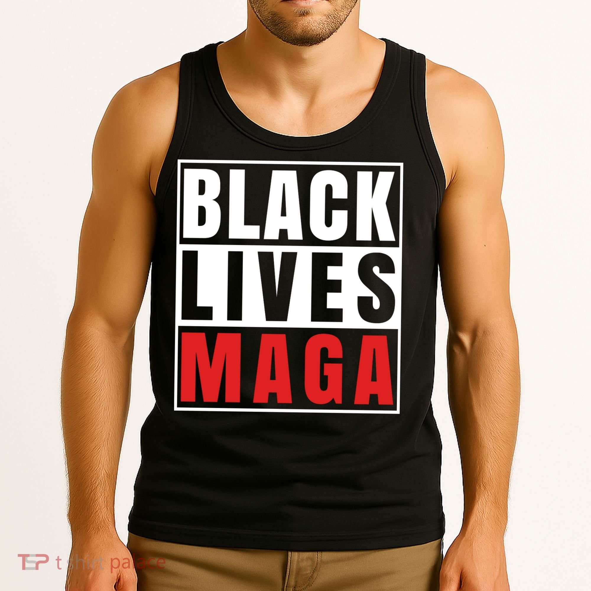 Black Lives Maga Black Conservative Republican Tank Top