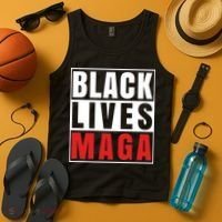 Black Lives Maga Black Conservative Republican Tank Top thumb 4