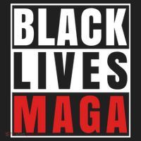 Black Lives Maga Black Conservative Republican Golf Towel thumb 3