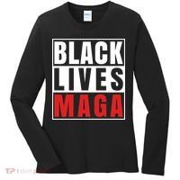 Black Lives Maga Black Conservative Republican Women's Long Sleeve Shirt thumb 0