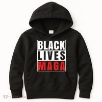 Black Lives Maga Black Conservative Republican Kids Hoodie thumb 0