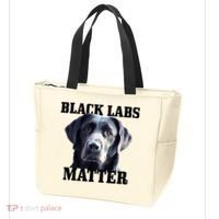 Black Labs Matter Labrador Retriever Mom Dad Dog Lover Funny Gift Tote Bag thumb 3