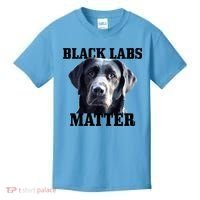Black Labs Matter Labrador Retriever Mom Dad Dog Lover Funny Gift Kids T-Shirt thumb 0