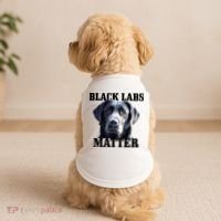 Black Labs Matter Labrador Retriever Mom Dad Dog Lover Funny Gift Doggie Tank thumb 2