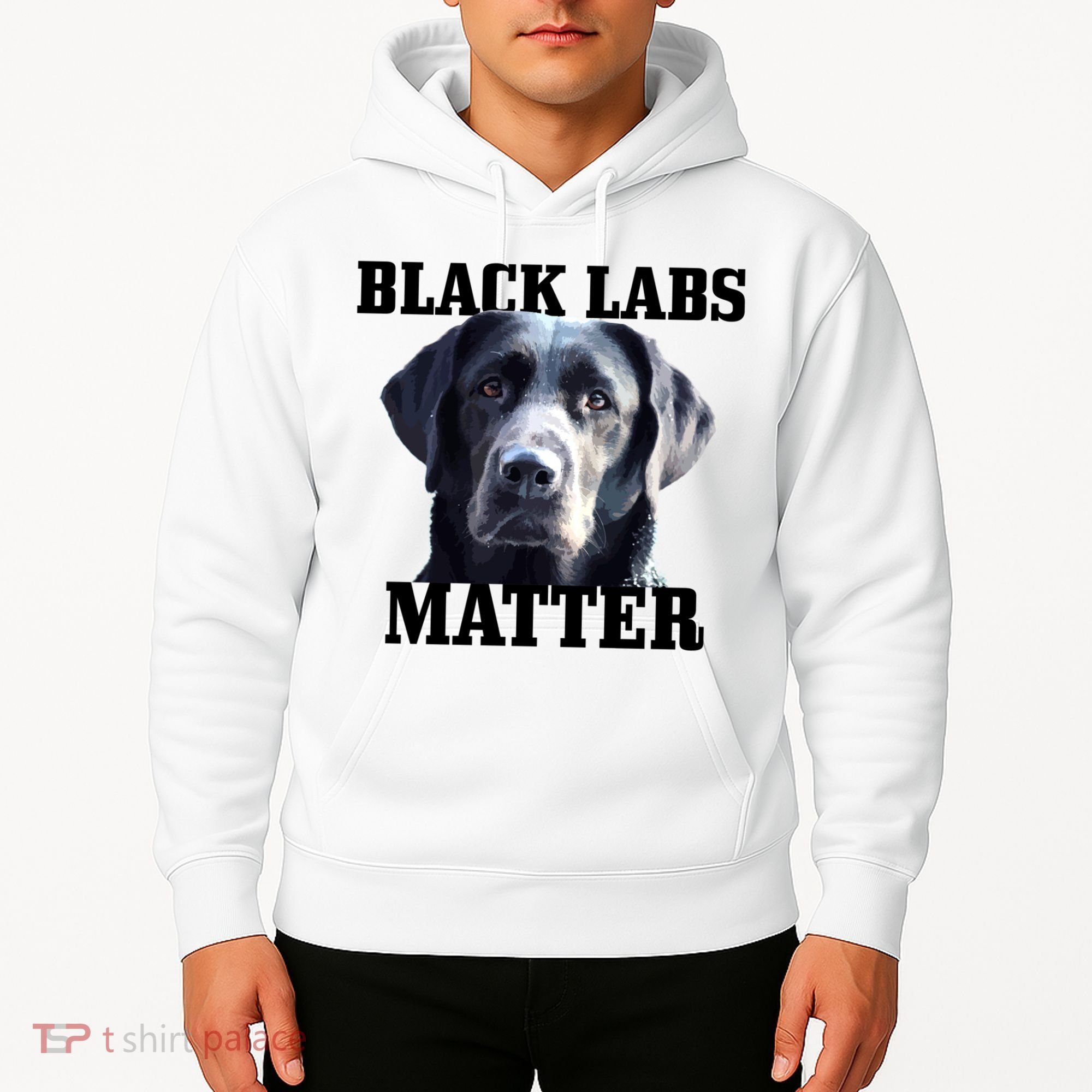 Black Labs Matter Labrador Retriever Mom Dad Dog Lover Funny Gift Hoodie