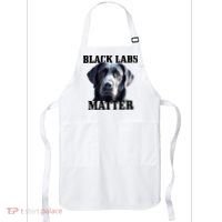 Black Labs Matter Labrador Retriever Mom Dad Dog Lover Funny Gift Apron thumb 0