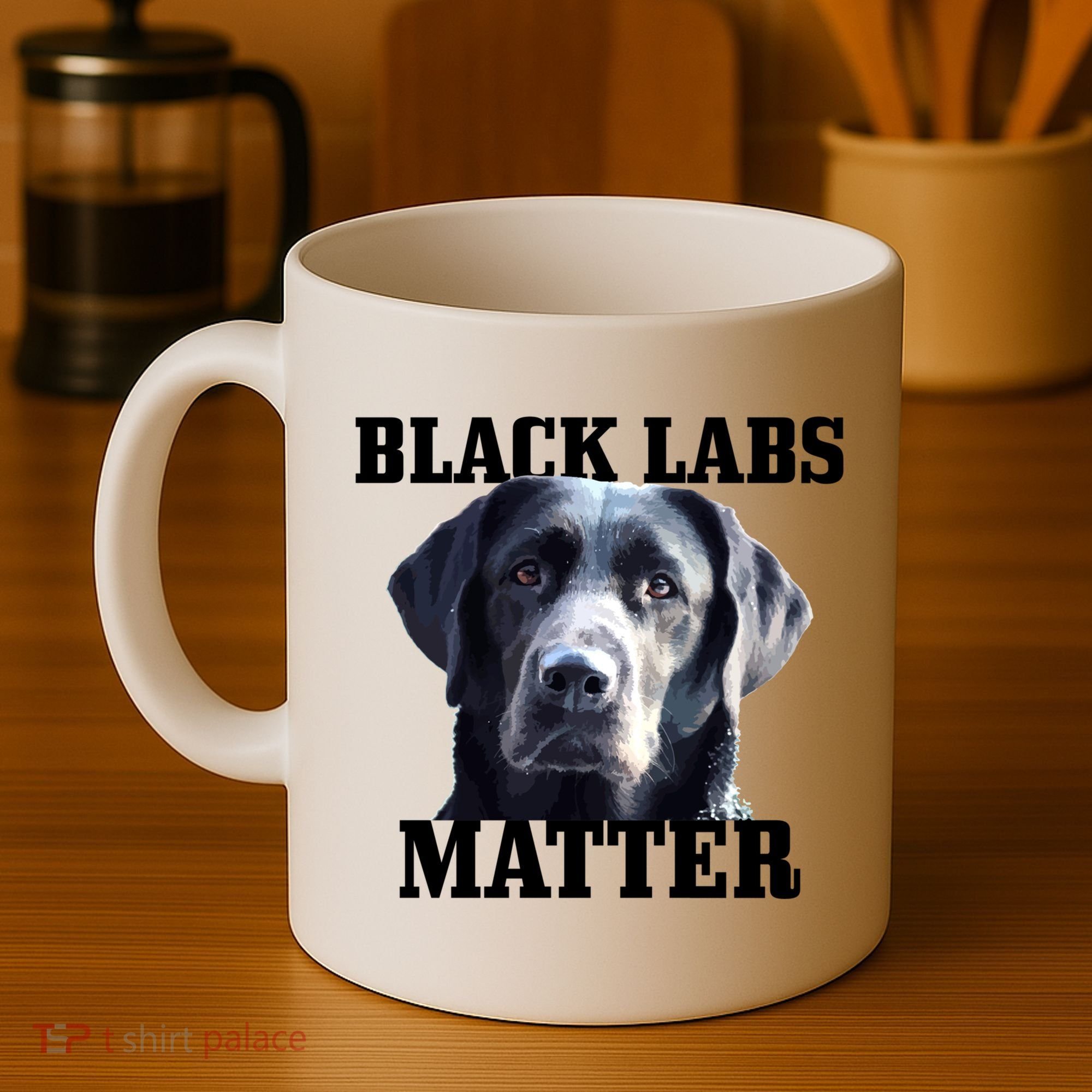 Black Labs Matter Labrador Retriever Mom Dad Dog Lover Funny Gift Coffee Mug