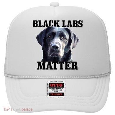 Black Labs Matter Labrador Retriever Mom Dad Dog Lover Funny Gift Hat