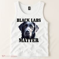Black Labs Matter Labrador Retriever Mom Dad Dog Lover Funny Gift Tank Top thumb 2