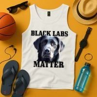 Black Labs Matter Labrador Retriever Mom Dad Dog Lover Funny Gift Tank Top thumb 4