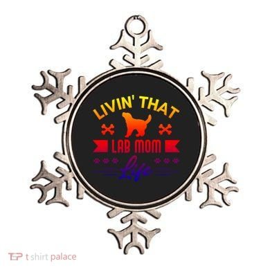 Black Lab Mom Livin That Life Labrador Retriever Great Gift Ornament