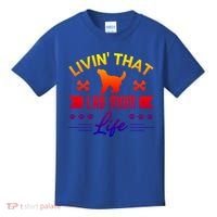 Black Lab Mom Livin That Life Labrador Retriever Great Gift Kids T-Shirt thumb 0