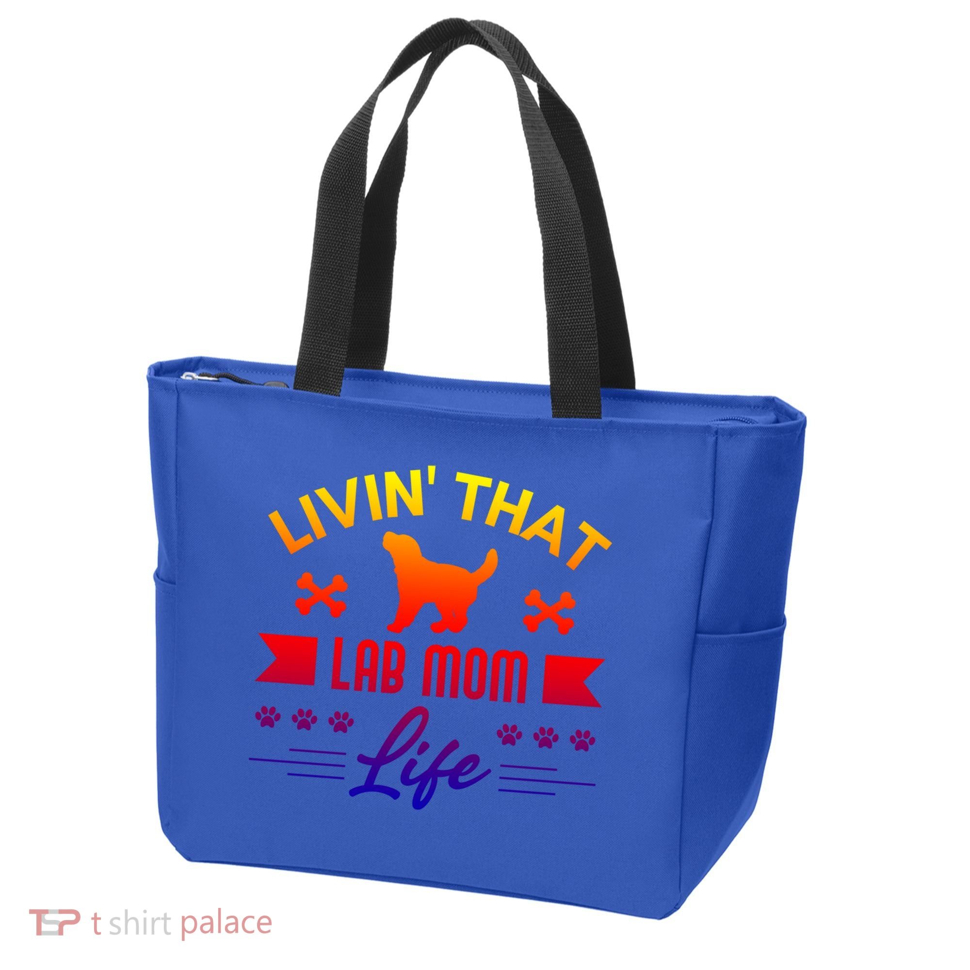 Black Lab Mom Livin That Life Labrador Retriever Great Gift Tote Bag