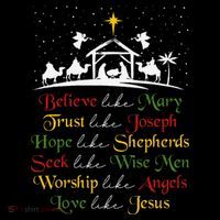 Believe Like Mary Trust Like Joseph Christian Nativity Scene Coffee Mug thumb 5